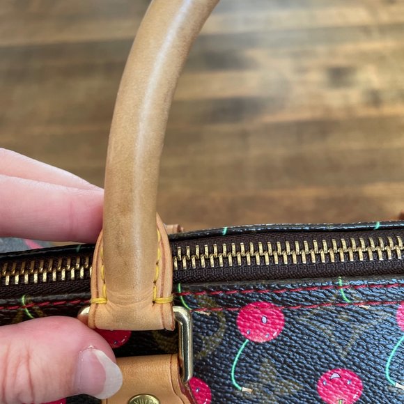 Louis Vuitton Murakami Cherries/Cerises Speedy 25 - Picture 6 of 16